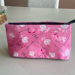 Lancôme cosmetics make up bag pink